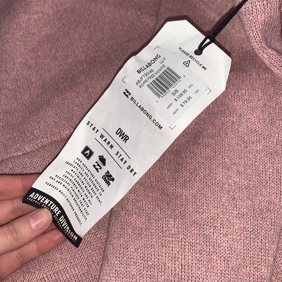 Billabong | Adventure Division Roam Free Pullover Hoodie Pink - Picture 10 of 14